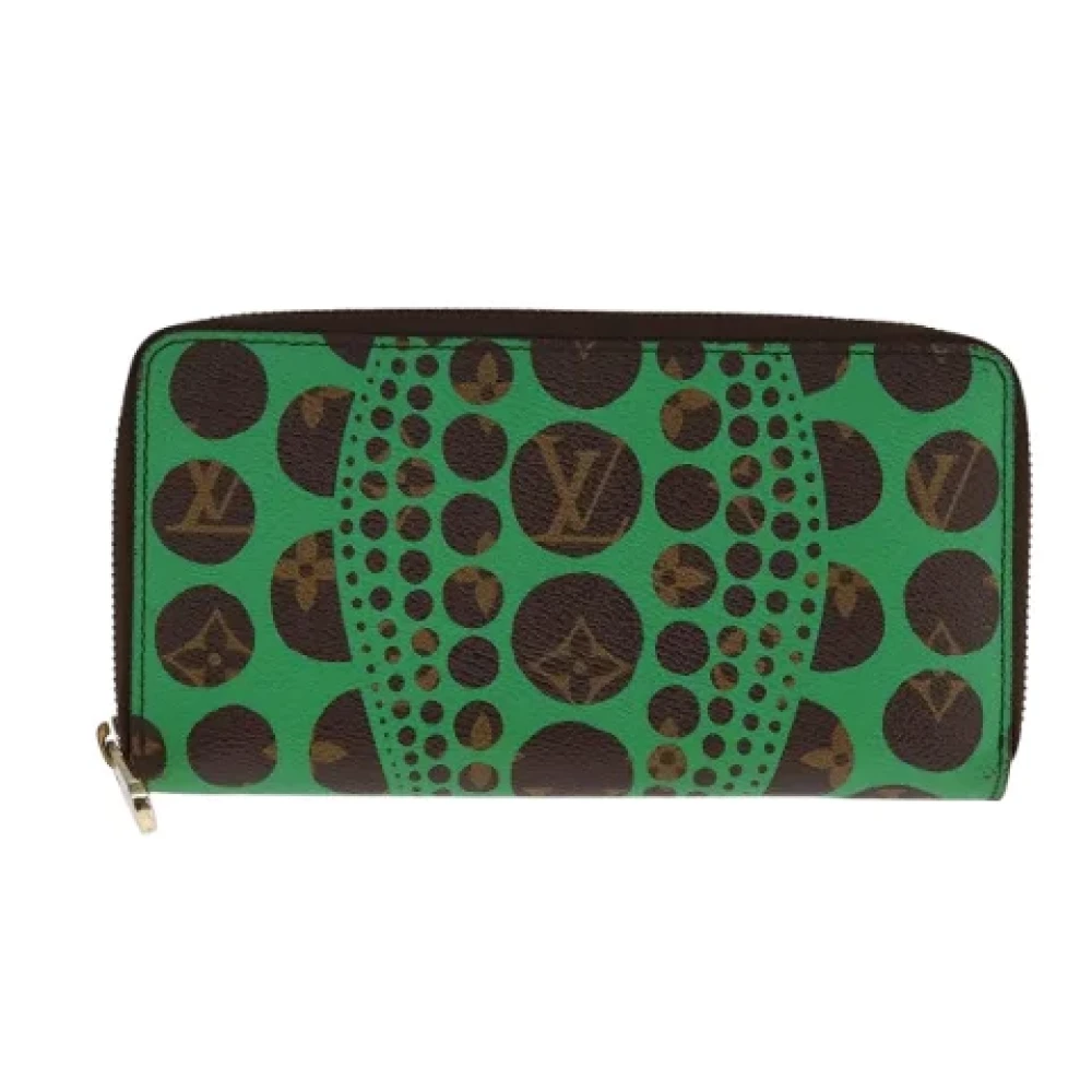 Louis Vuitton Vintage Pre-owned Canvas wallets Green Dames