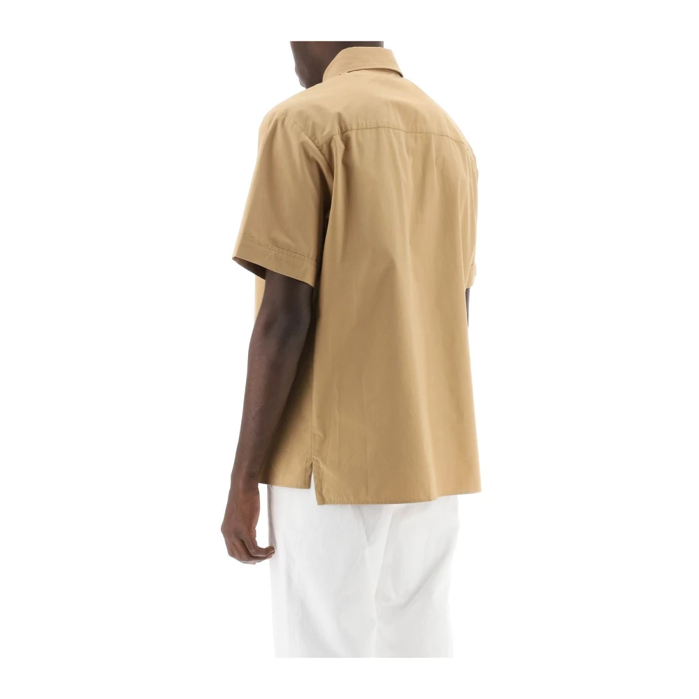 A.p.c. Casual Katoenen Overhemd voor Mannen Beige Heren