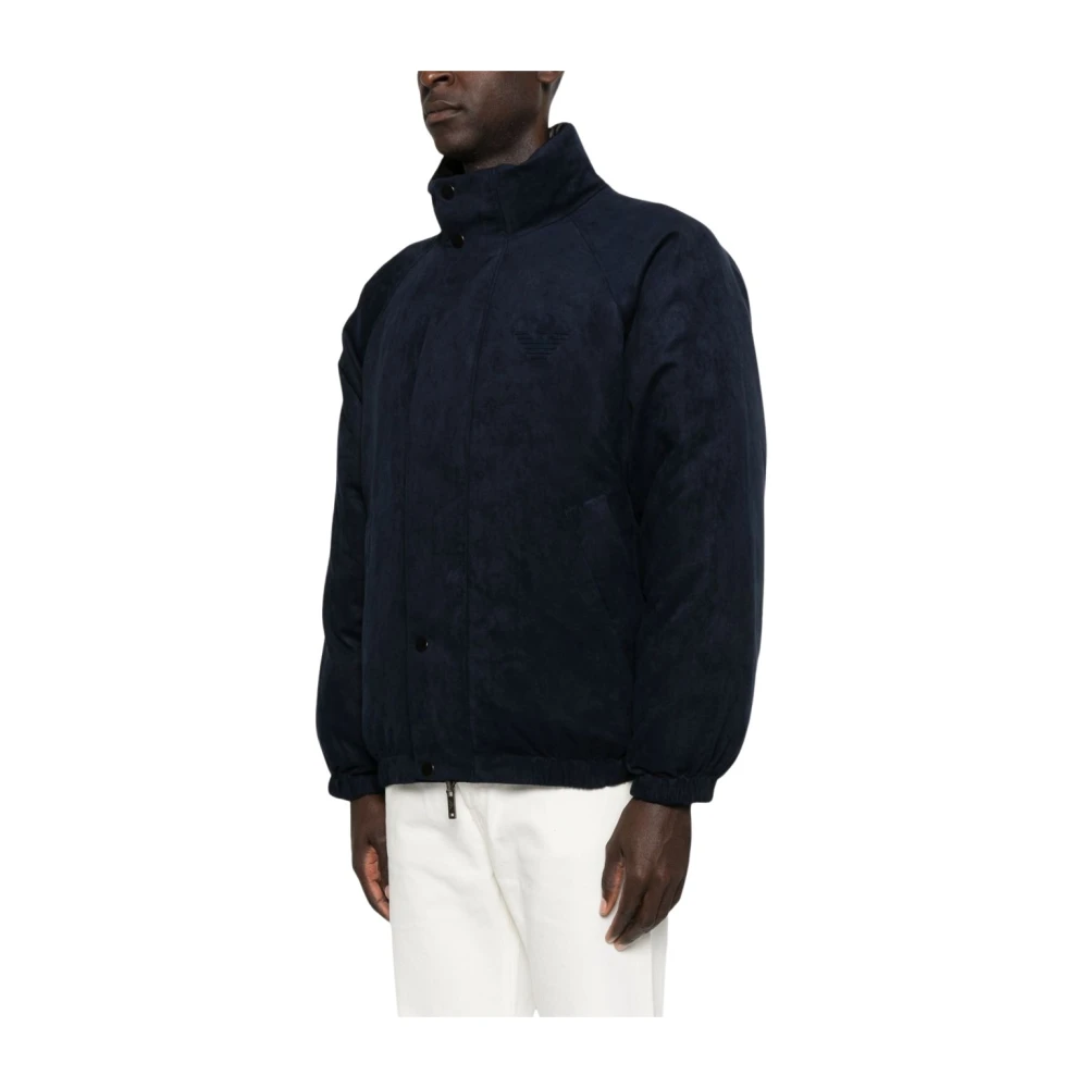 Emporio Armani Herren Blau Jacken, Mgröße: