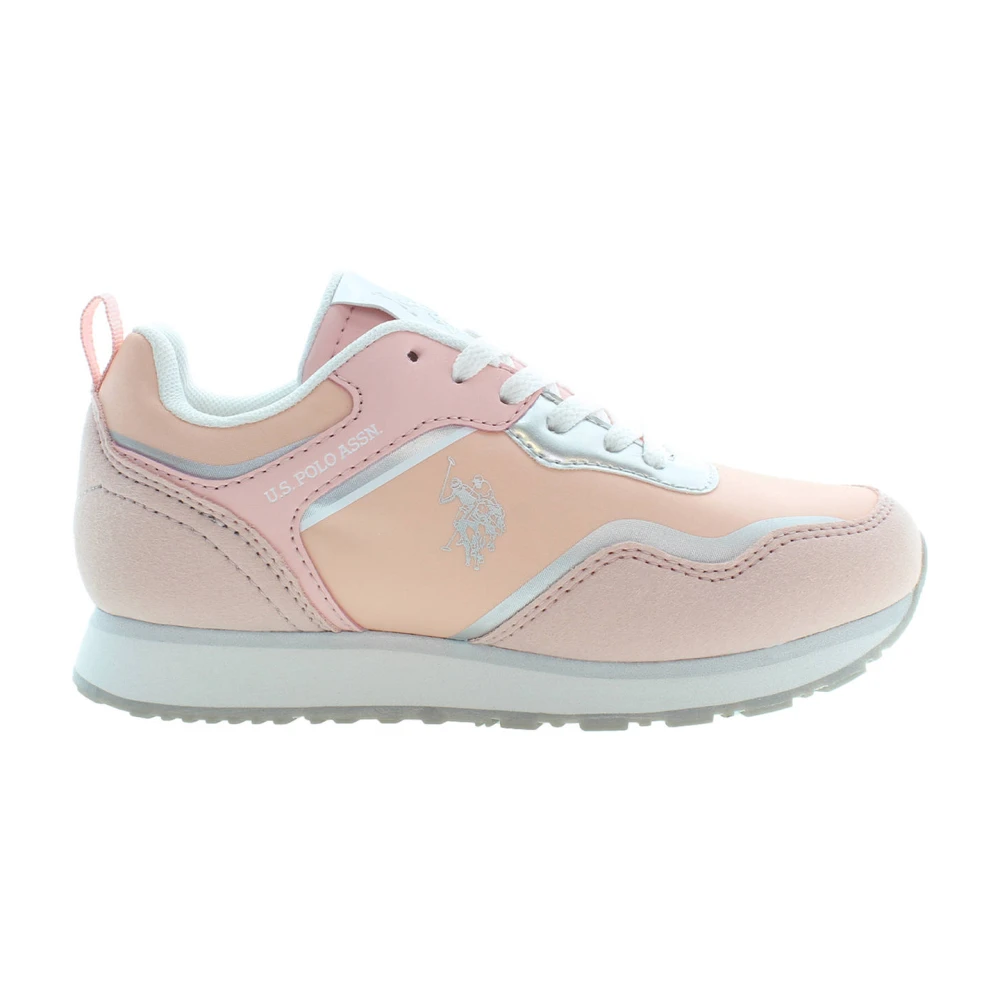 U.s. Polo Assn. Unisex Kids Pink Kids Sneakers, 31 Eu, Sports Shoe With Laces