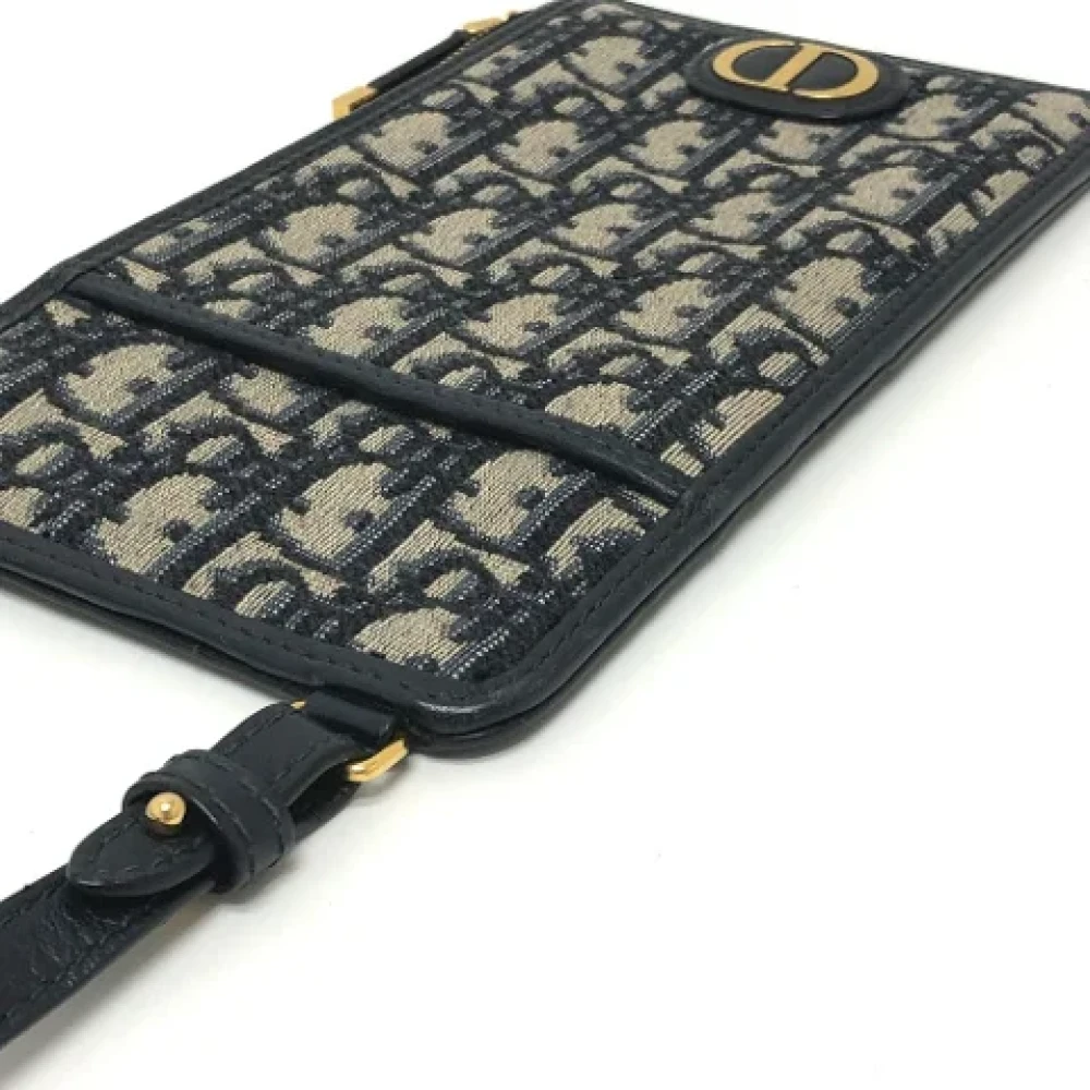 Dior Vintage Pre-owned Fabric dior-bags Blue Dames