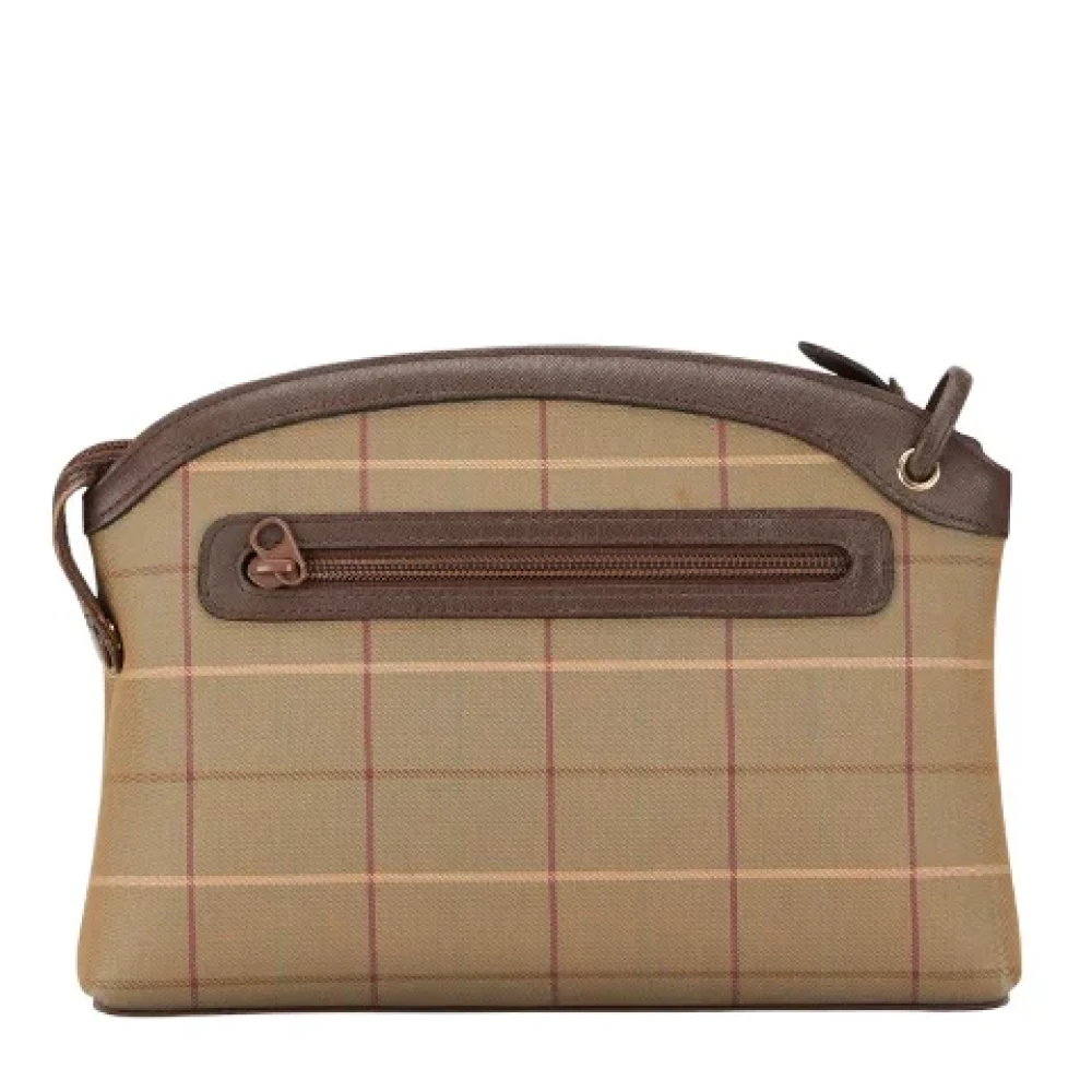 Burberry Vintage Pre-owned Canvas clutches Brown Dames