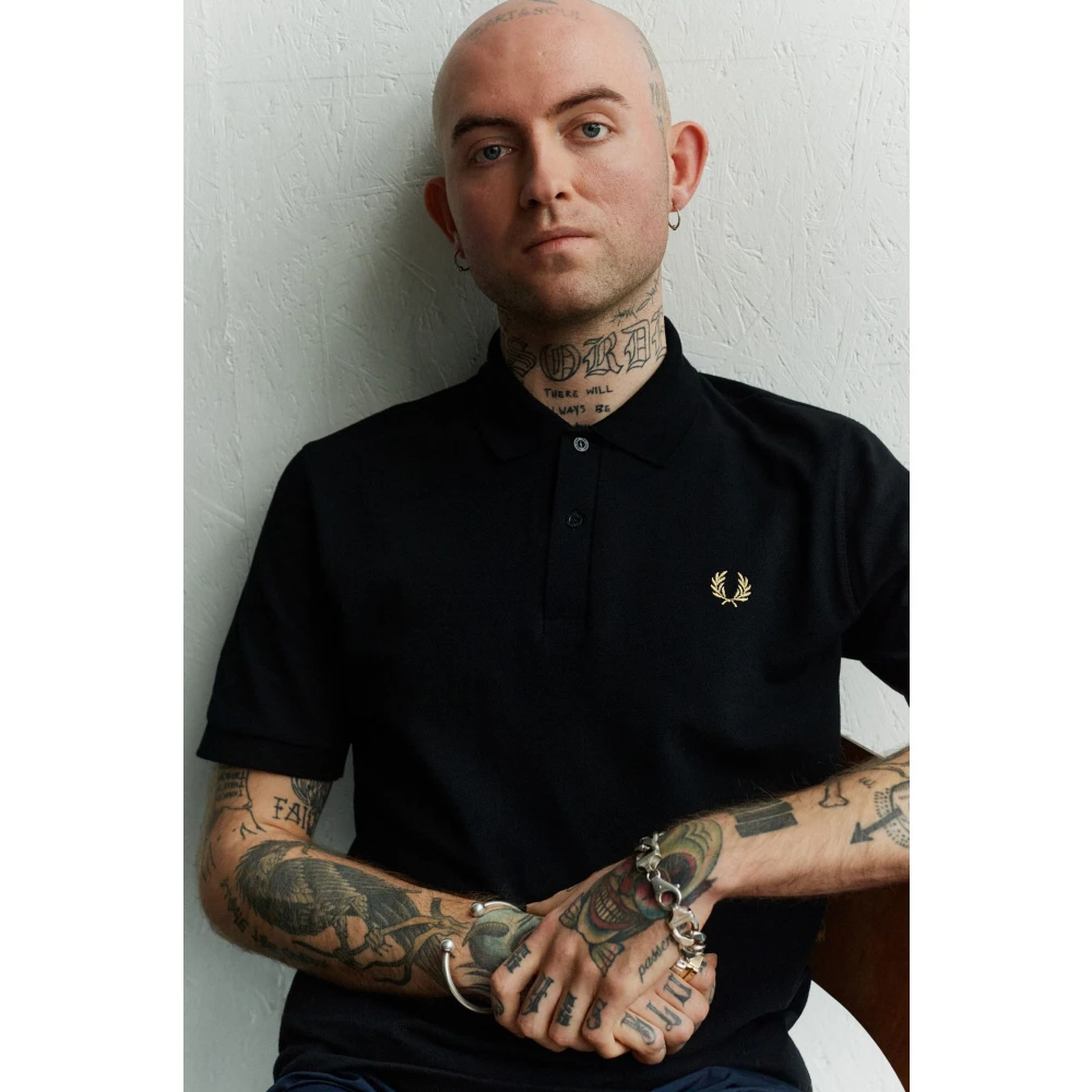 Fred Perry Originele Zwarte Champagne Polo Black Heren