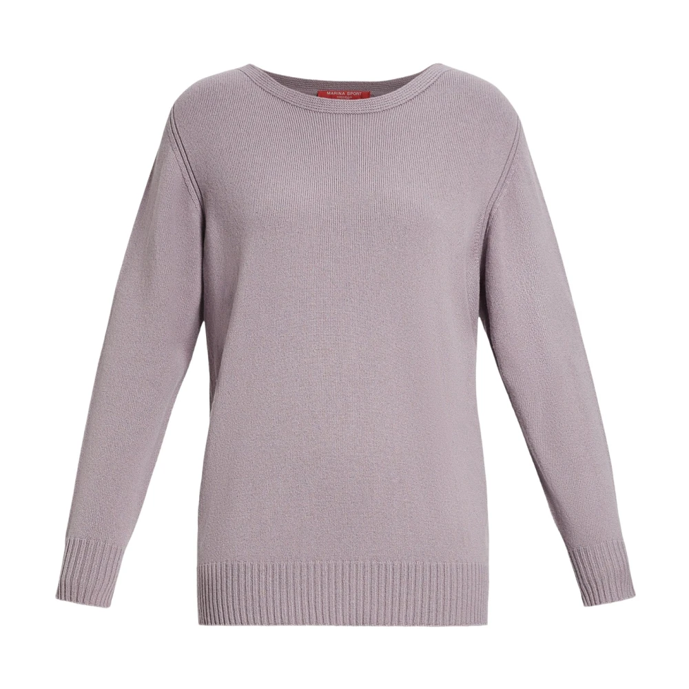 Marina Rinaldi Elegante Kasjmier Gebreide Kleding Purple Dames