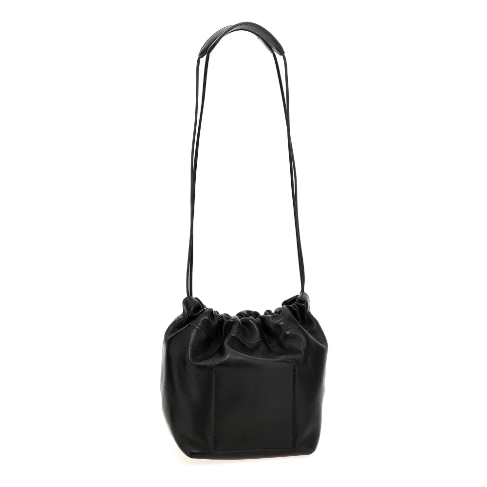 Jil Sander Schoudertas met stijl 001 Black Dames