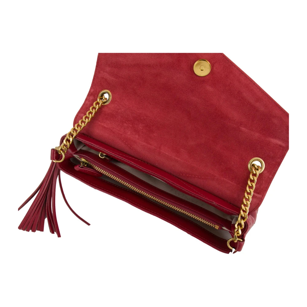 Twinset Bordeaux Schoudertas Red Dames