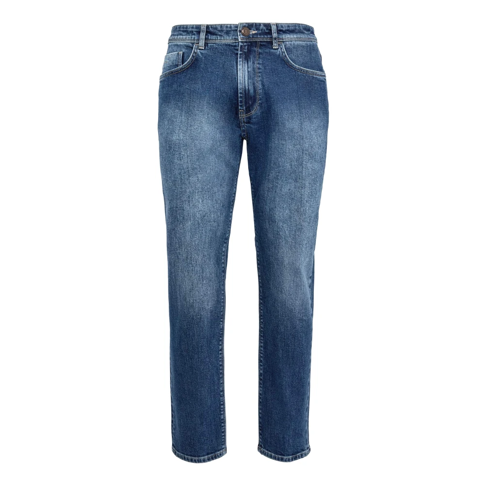 Boggi Milano Stretch Denim Jeans Blue Heren