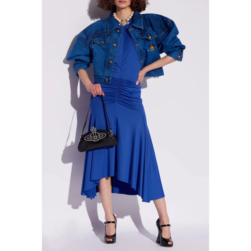 Vivienne Westwood Afgeknipte spijkerjasje Blue Dames