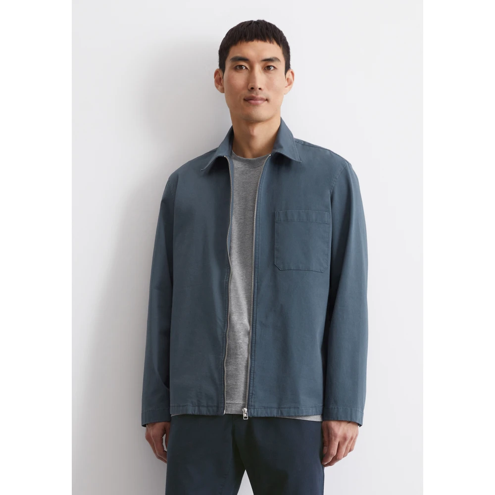 Marc O'Polo Overshirt Blue Heren