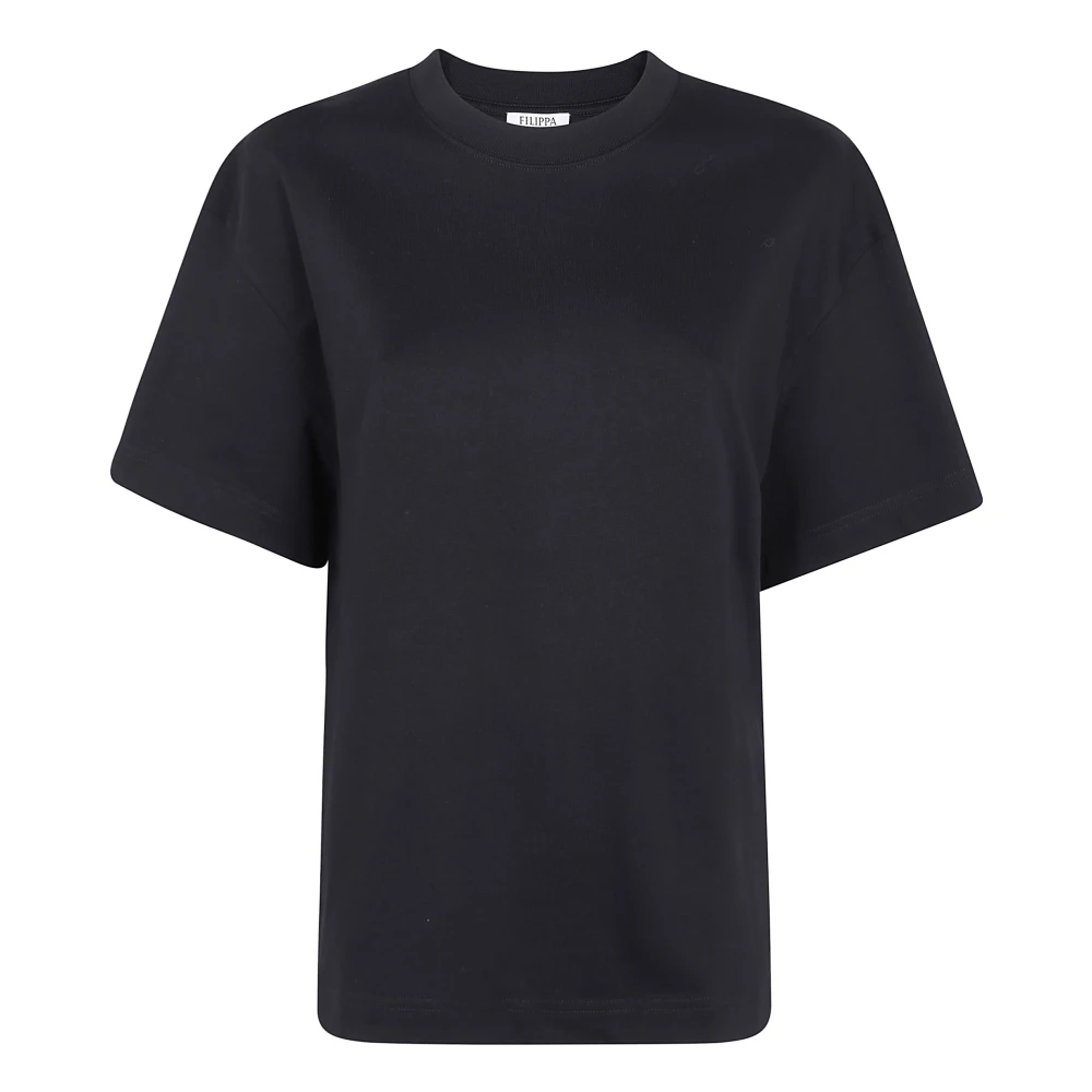 Filippa K Oversized Tee Black Dames
