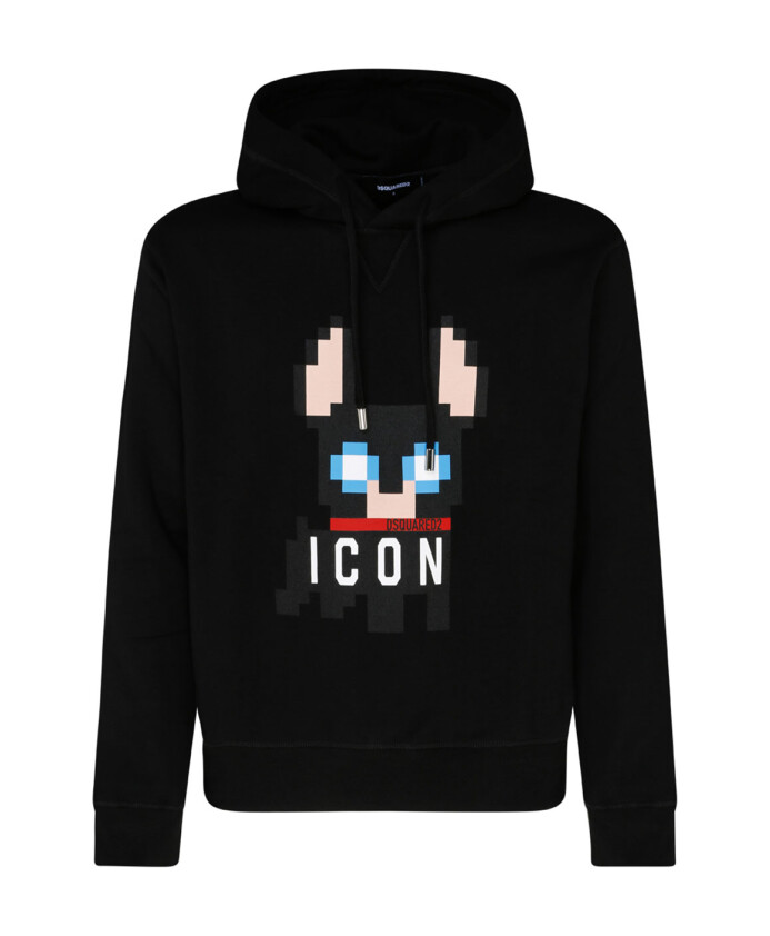 sweat-a-capuche-en-coton-noir-avec-imprime-icone