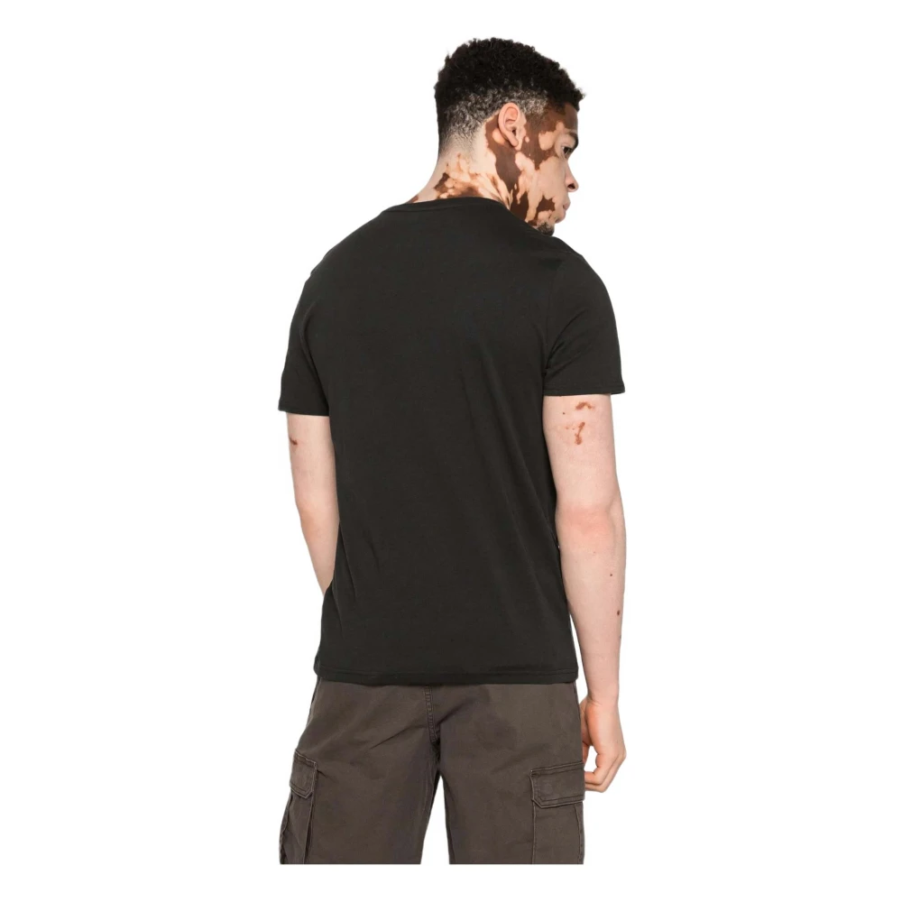 Wrangler T-shirt Black Heren