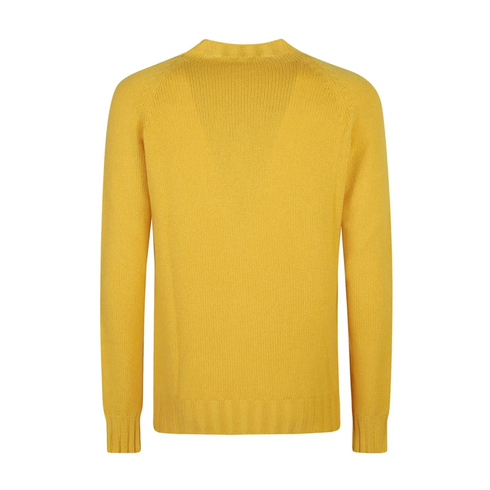 Tagliatore Gele Sweatshirt Aw24 Yellow Heren