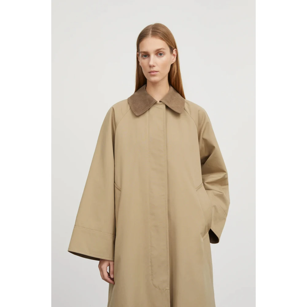 Skall Studio Luxe Oversized Gaby Coat Beige Dames