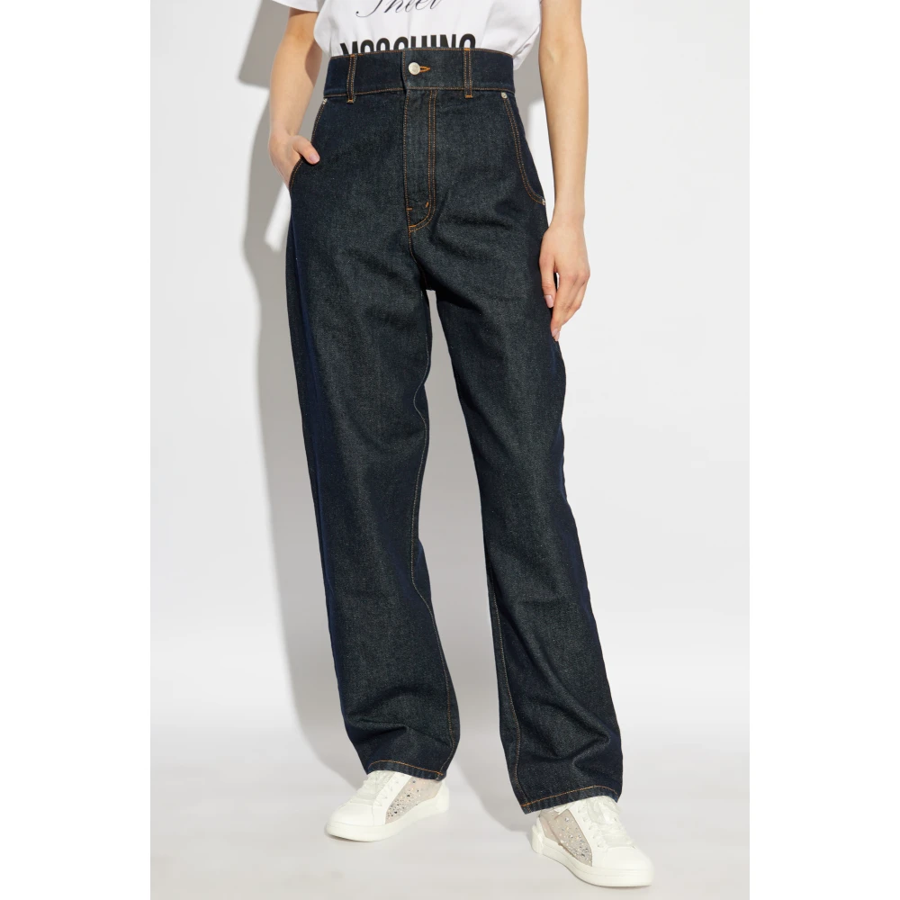 Moschino Hoge taille jeans Blue Dames