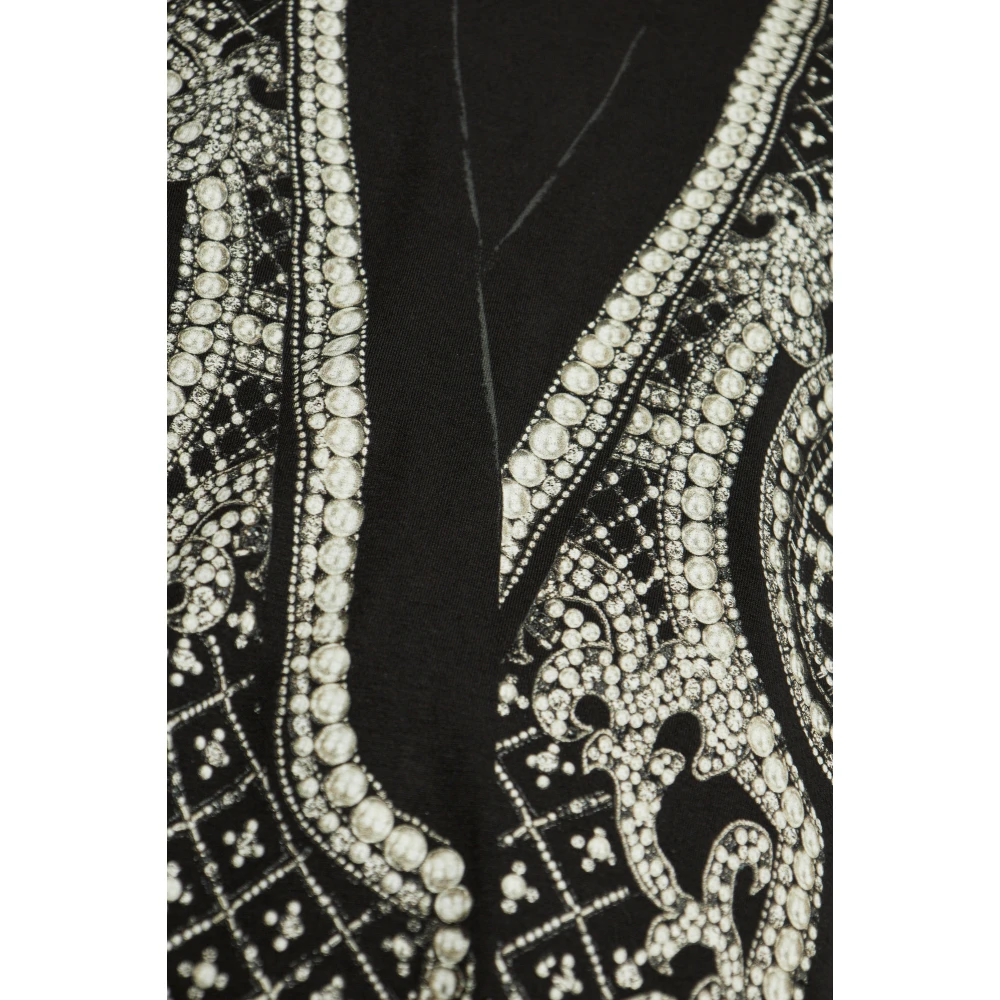 Balmain Oversized t-shirt met print Black Dames