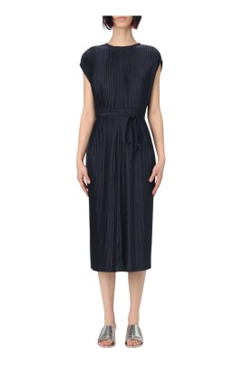 sophisticated-blue-midi-dress-with-belt