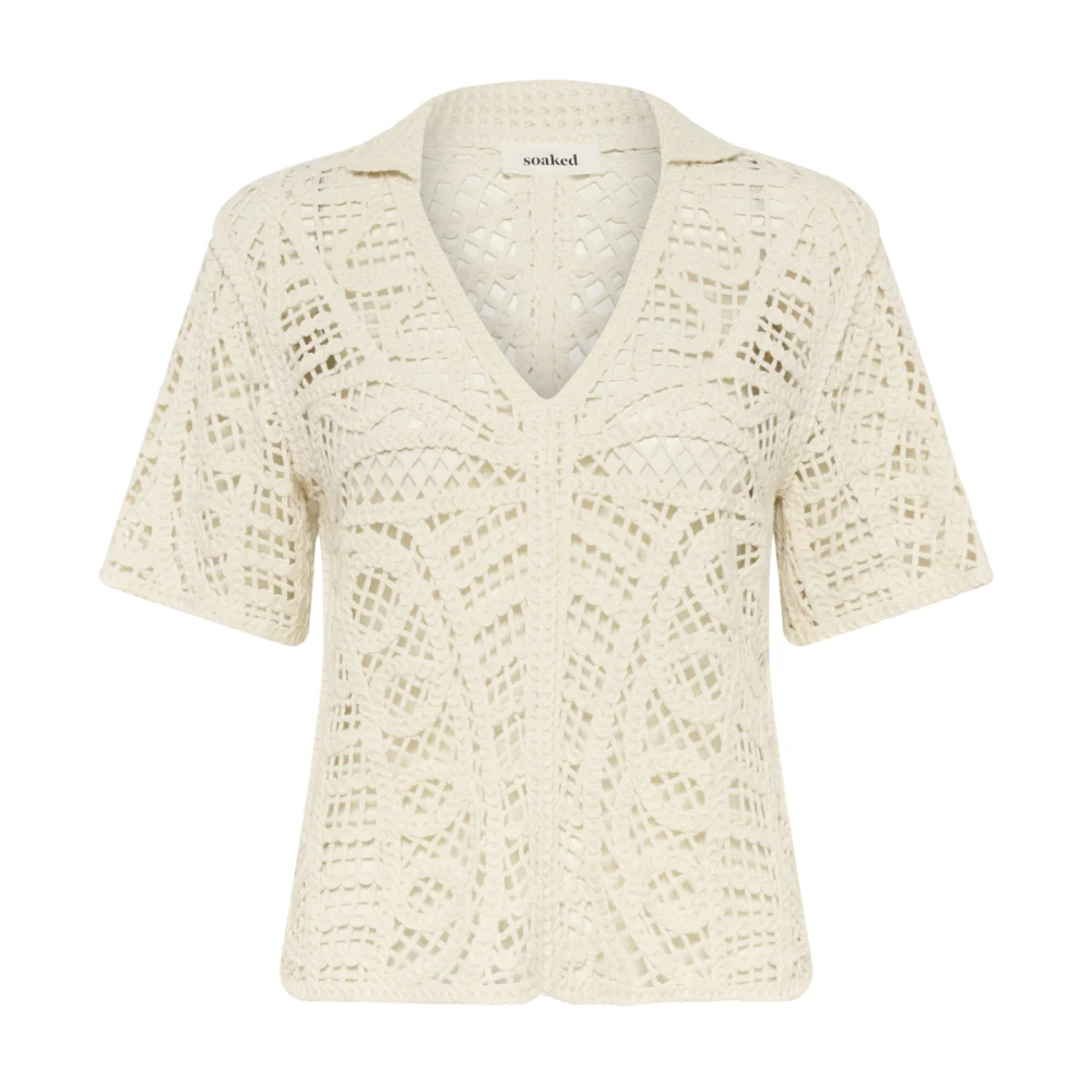 Soaked In Luxury Women's Beige Blouses, S, Blouses