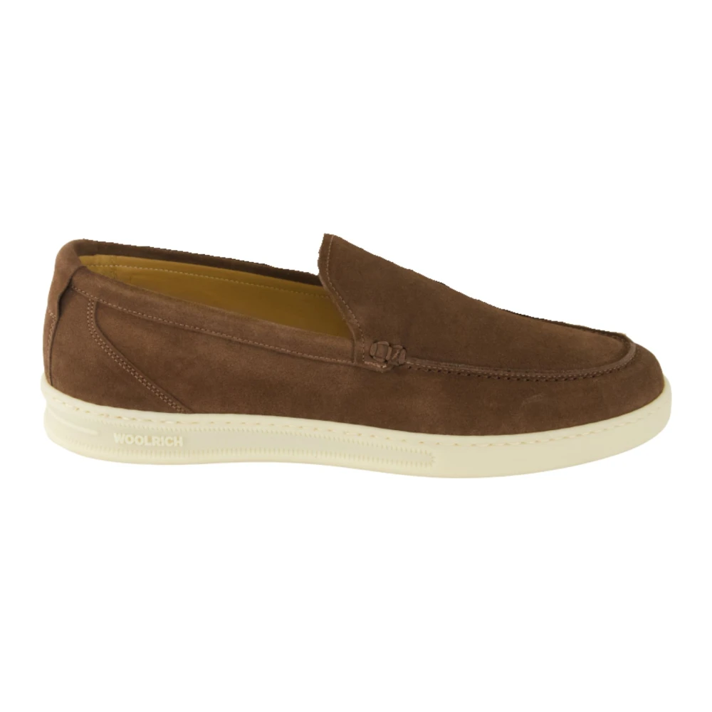 Woolrich , Loafers, Male, Brown, 11 Uk, Leather Loafers