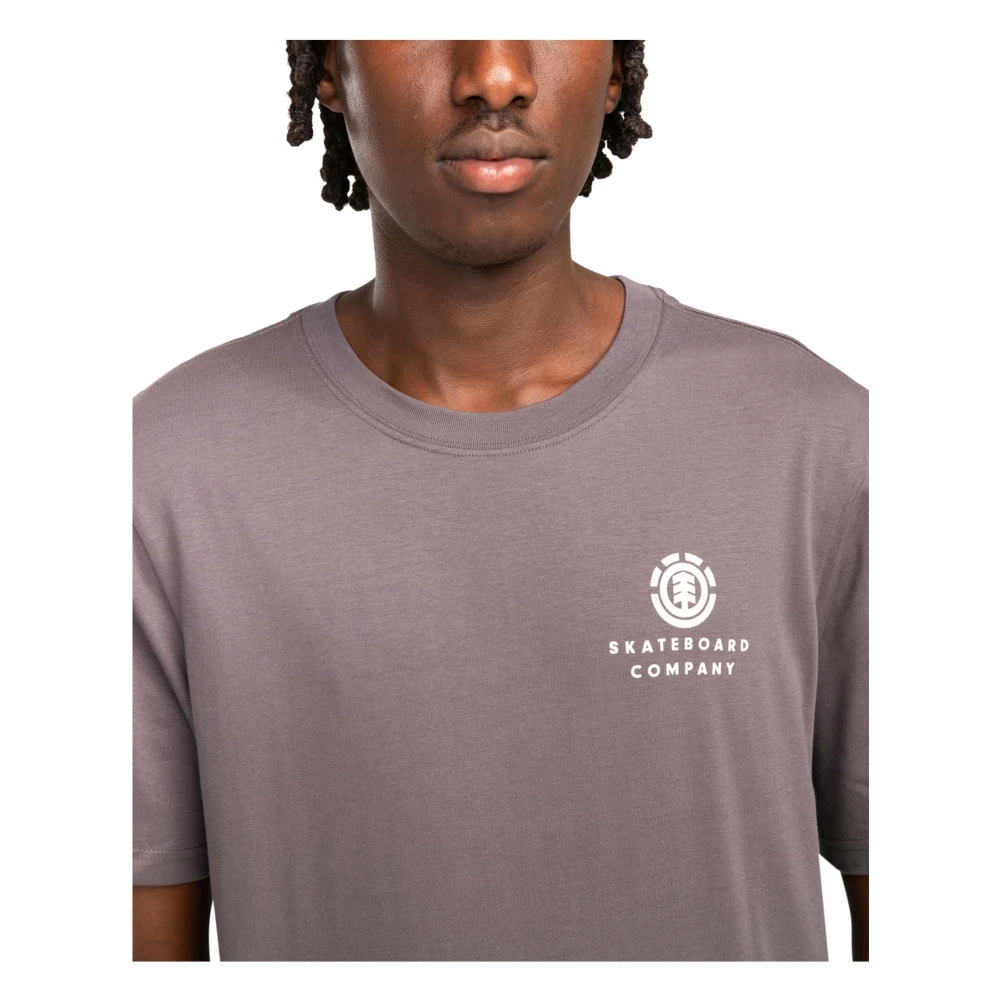 Element Halo T-shirt Purple Heren