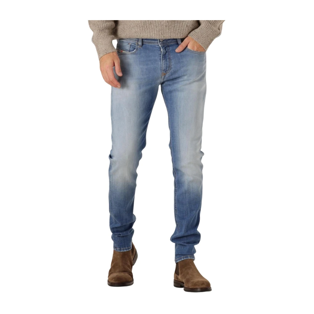 Diesel Moderne Skinny Jeans voor Mannen Blue Heren