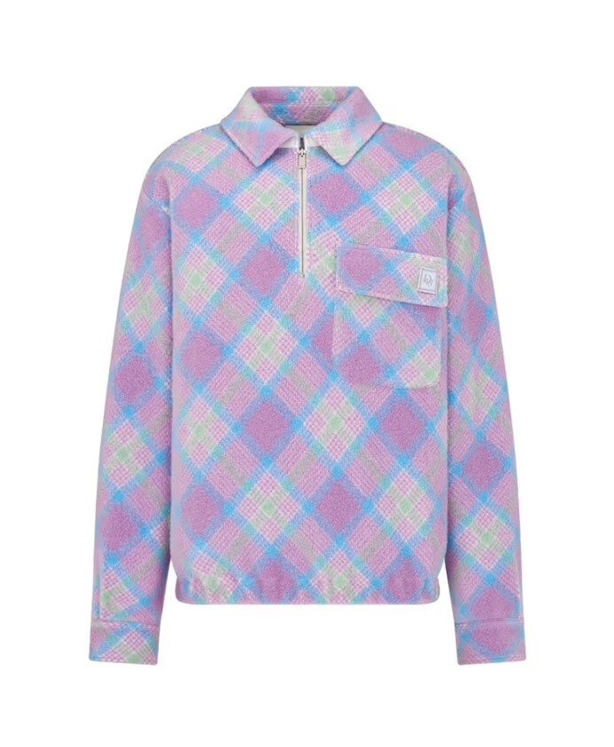 sweatshirt-zippe-tartan