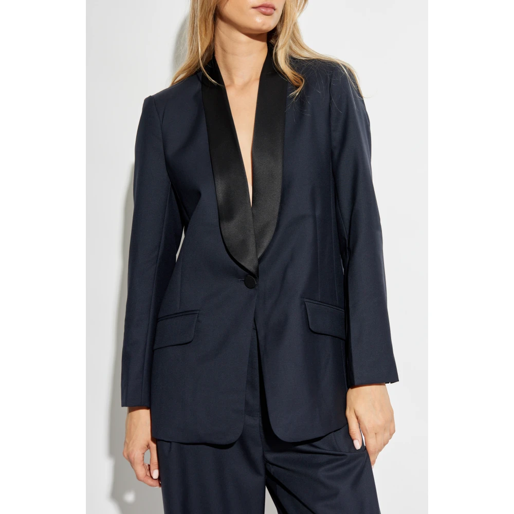 Munthe Wollen blazer Blue Dames