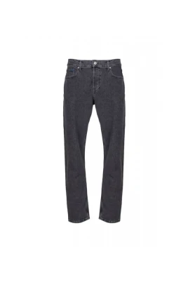 Washed Straight Jeans