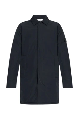 Quilted Single-Breasted Coat
