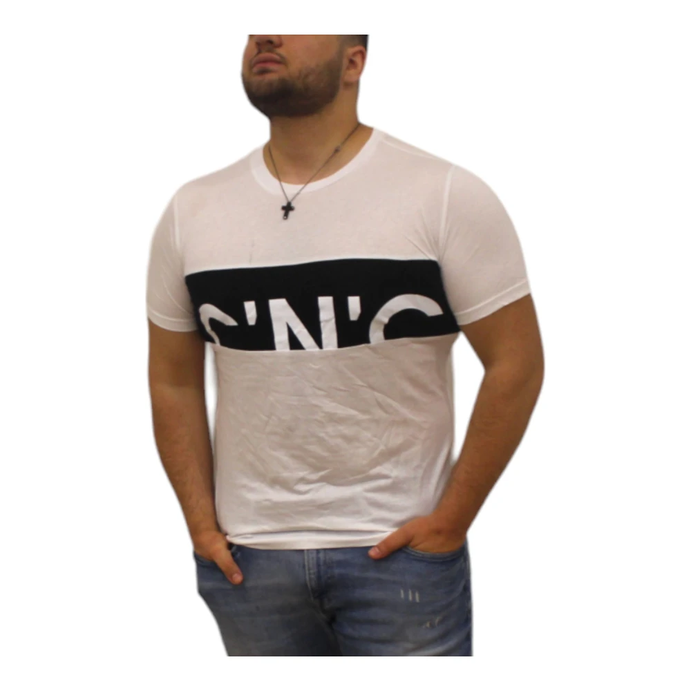 Costume National Korte Mouw T-shirt White Heren