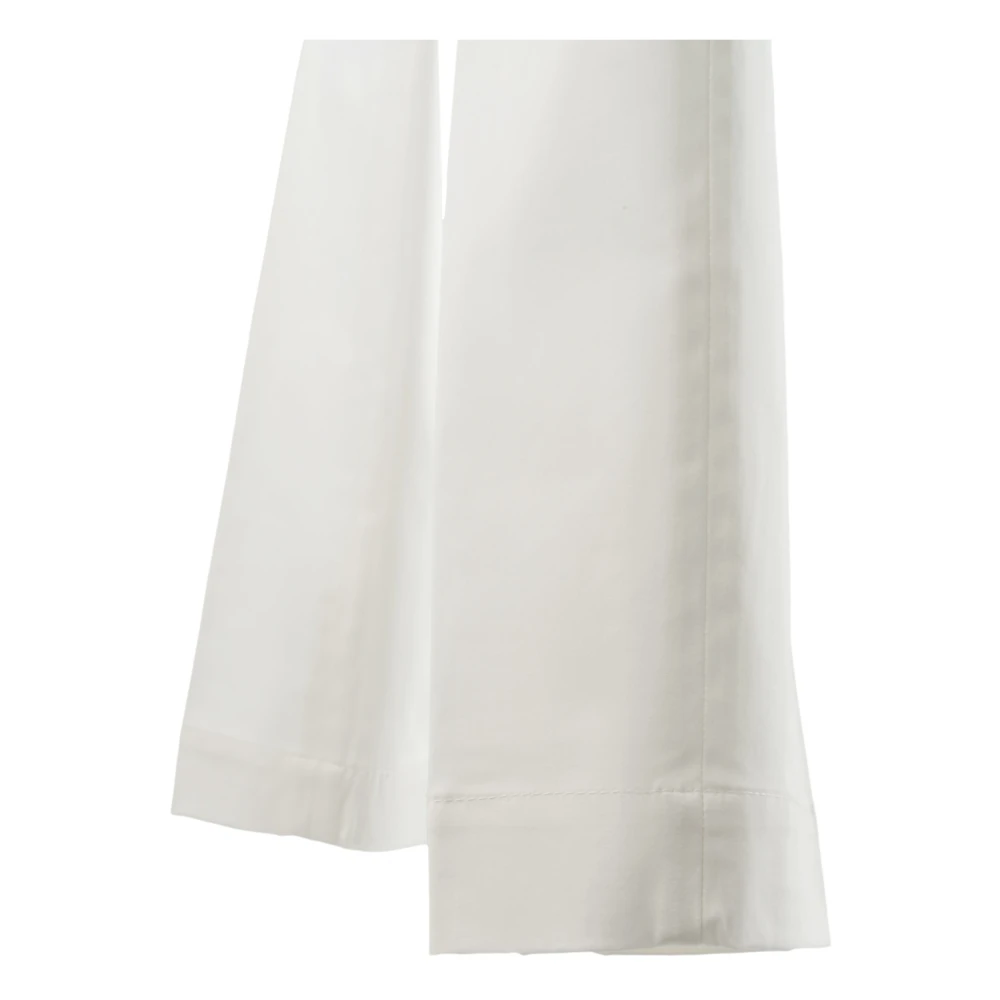 Nine In The Morning Luxe Katoenen Stretch Chino Broek White Heren