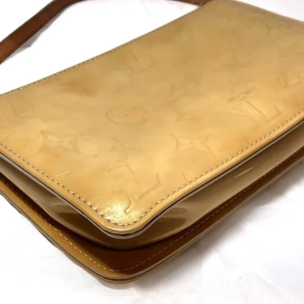 Louis Vuitton Vintage Pre-owned Leather handbags Yellow Dames