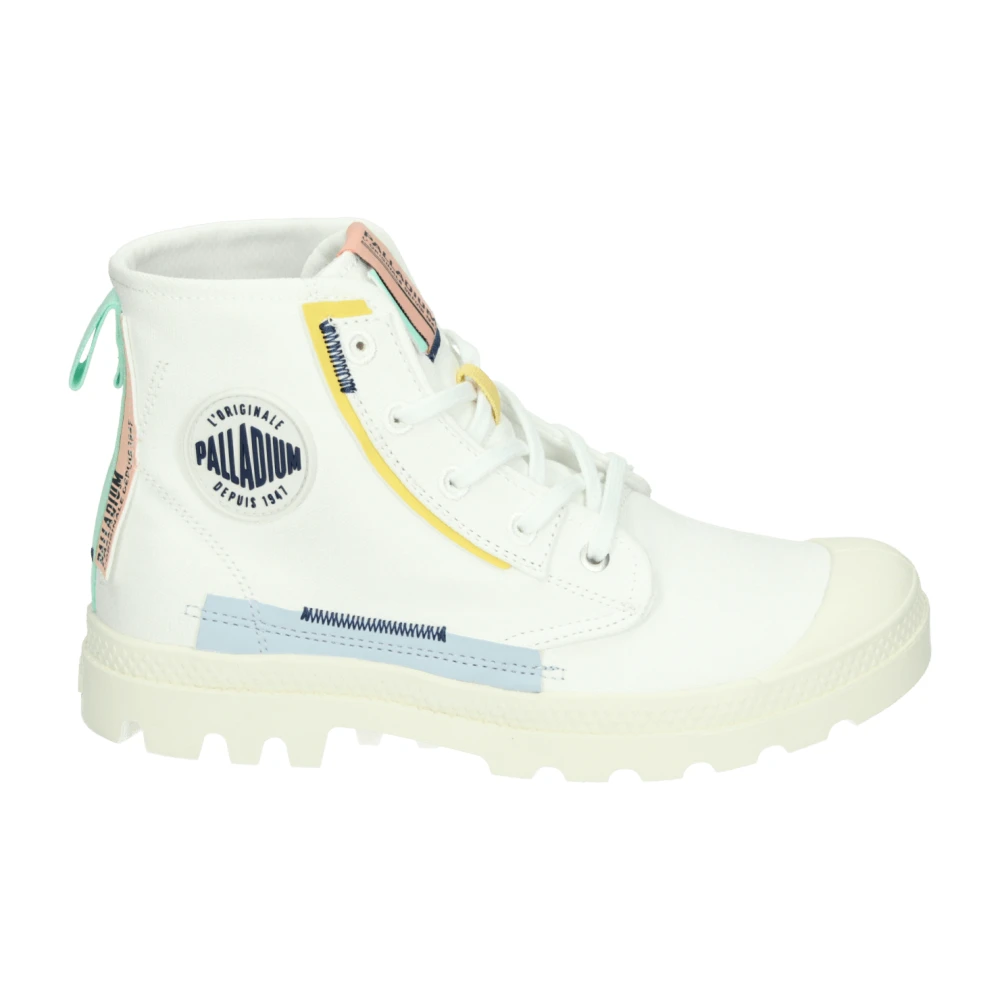 Palladium Sportieve Witte Sneakers Dames Schoenen Veelkleurig Multicolor