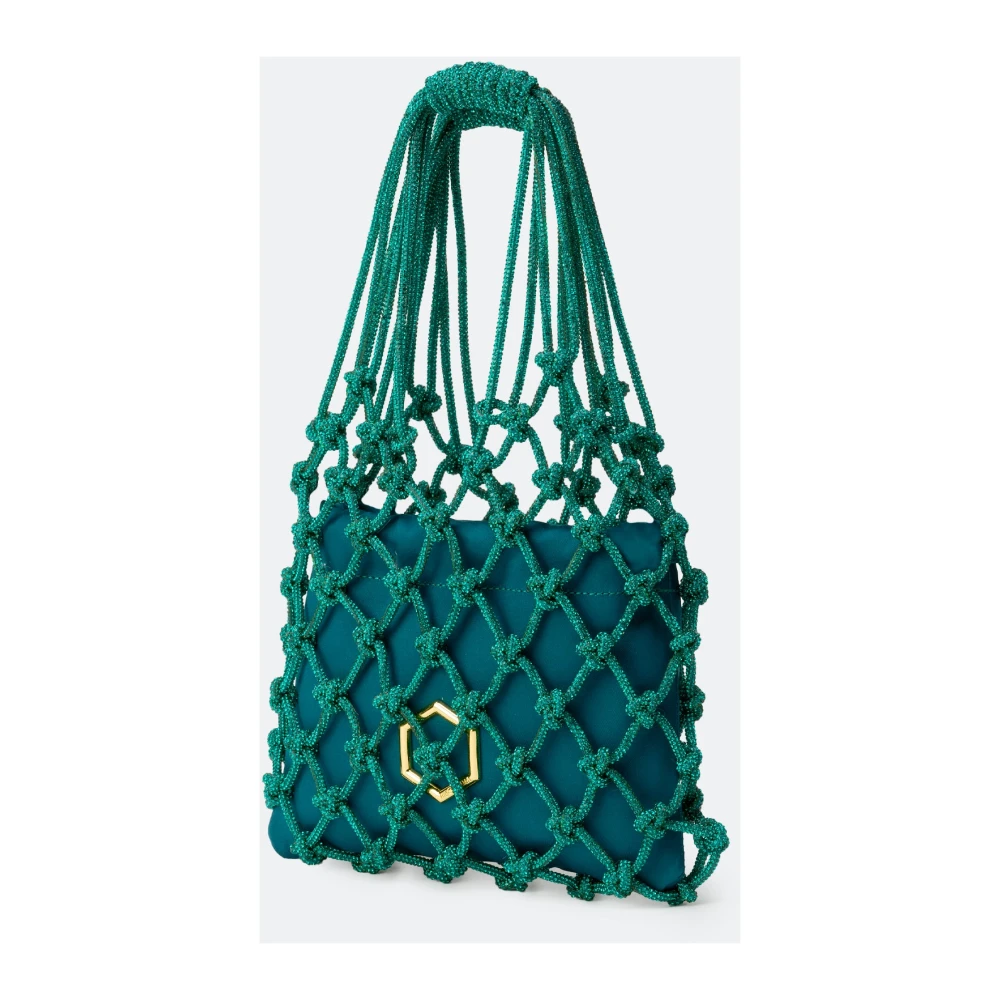 Hibourama Carrie Green Zircon Mini Tas Green Dames