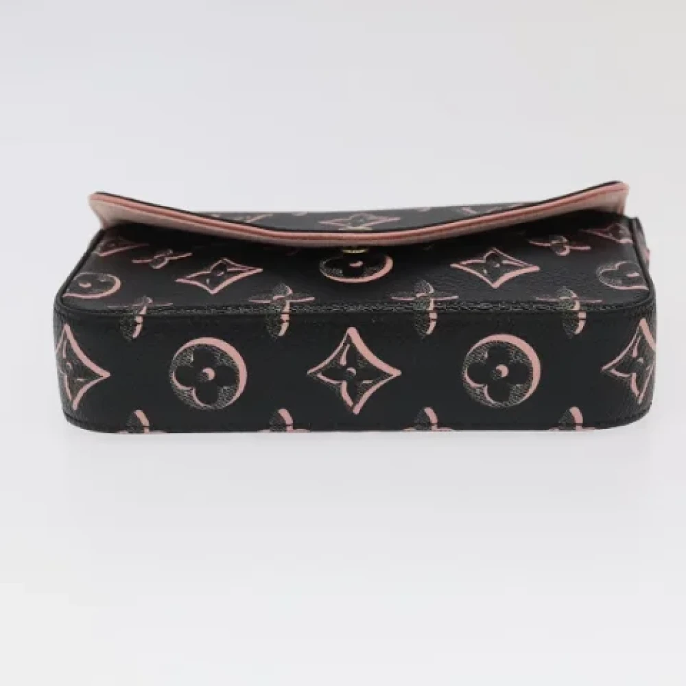 Louis Vuitton Vintage Pre-owned Canvas clutches Black Dames