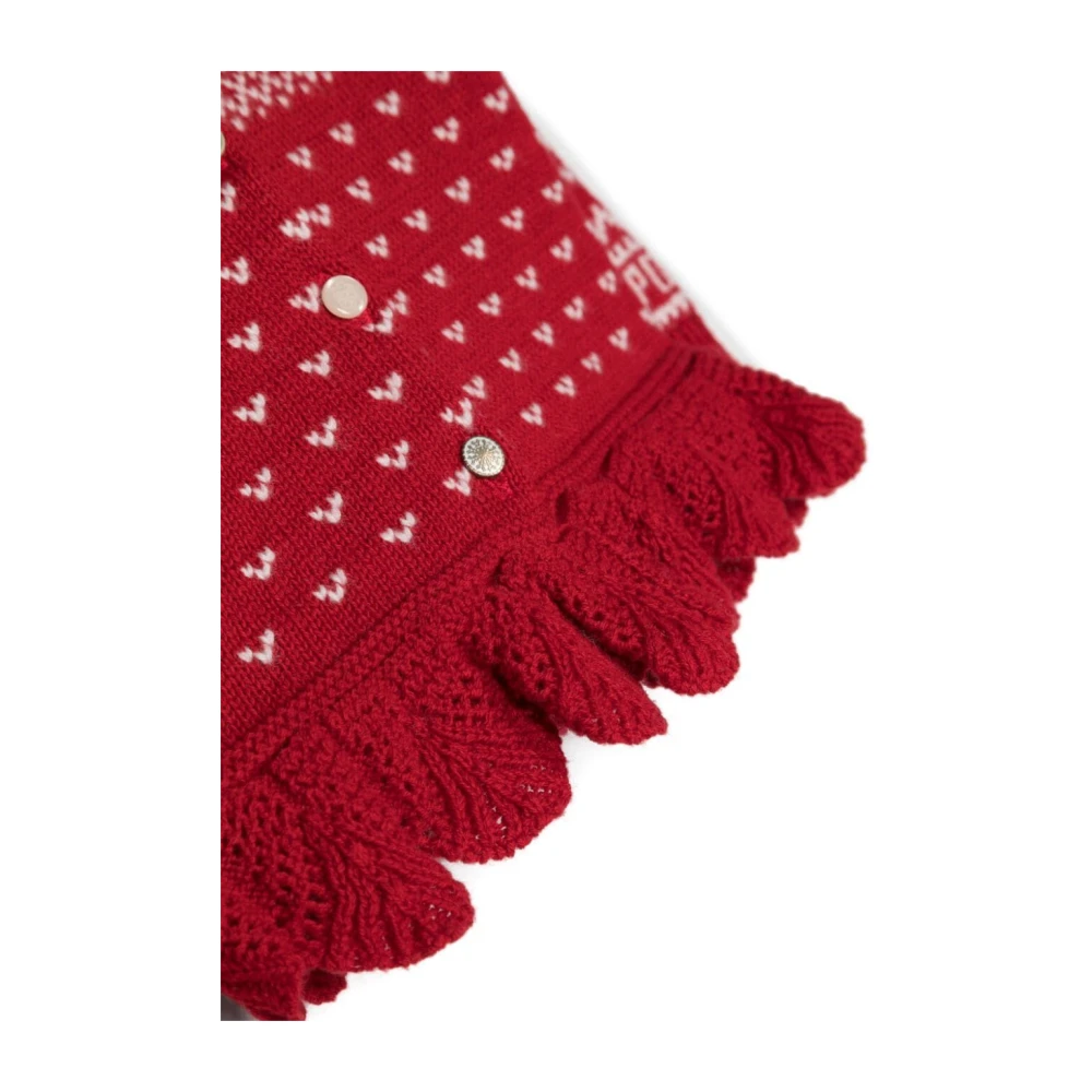 Polo Ralph Lauren Gezellige Rendier Cardigan Trui Red Unisex