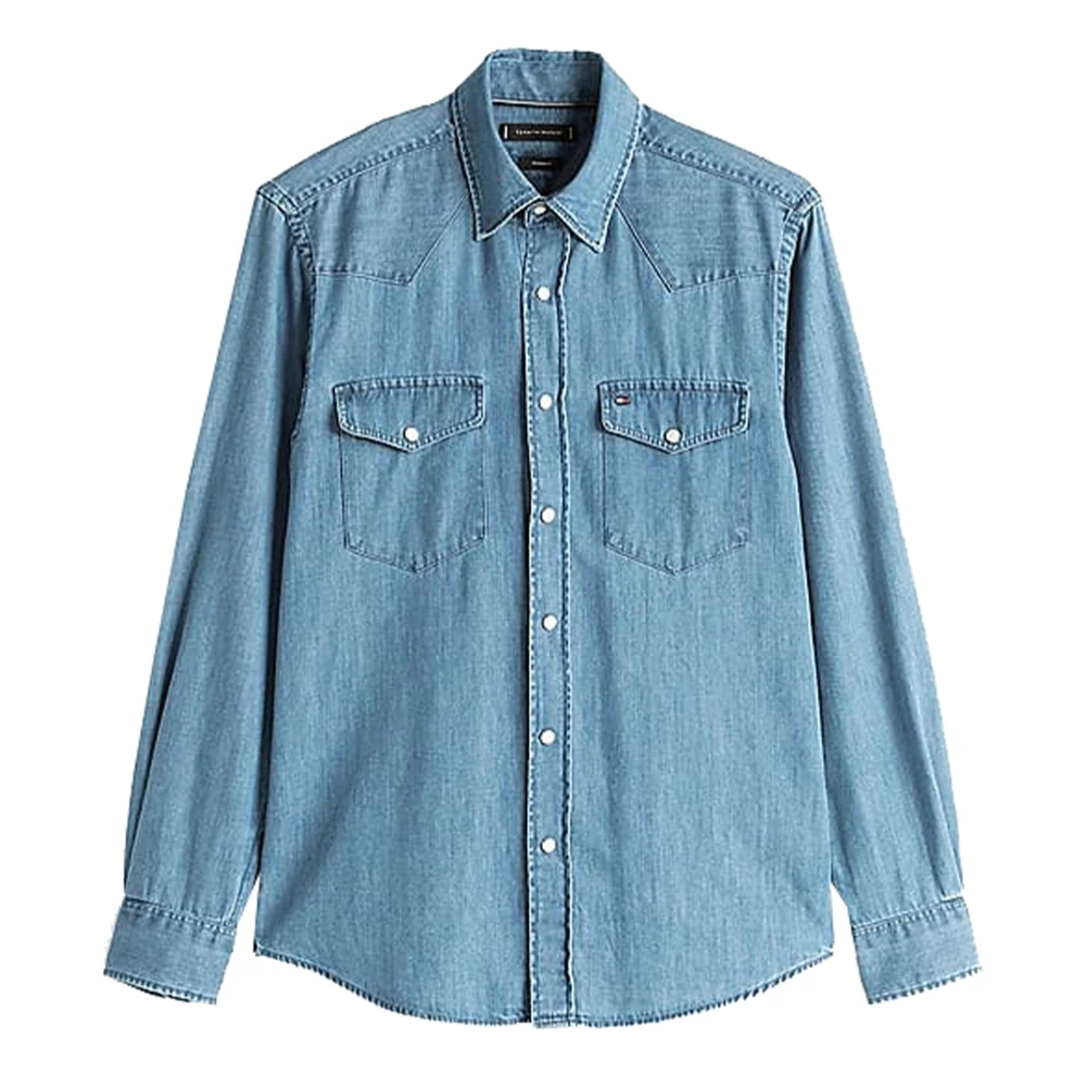 Shirts > Denim Shirts - - Tommy Hilfiger - Modalova