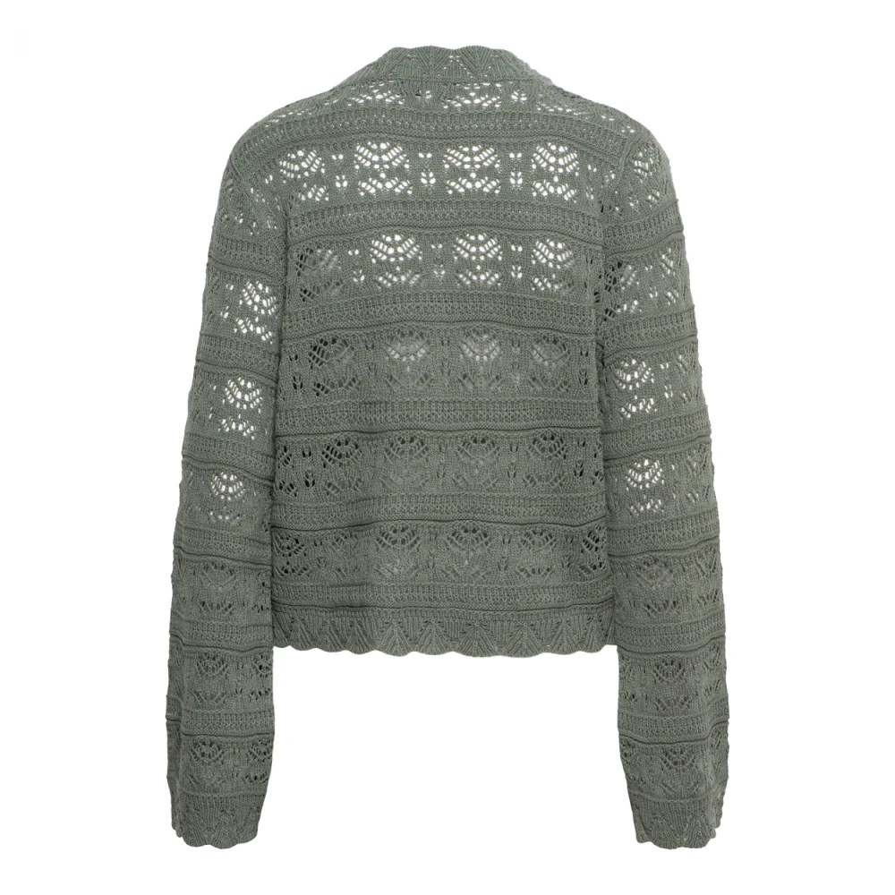 &Co Woman Zachte gebreide cardigan Green Dames