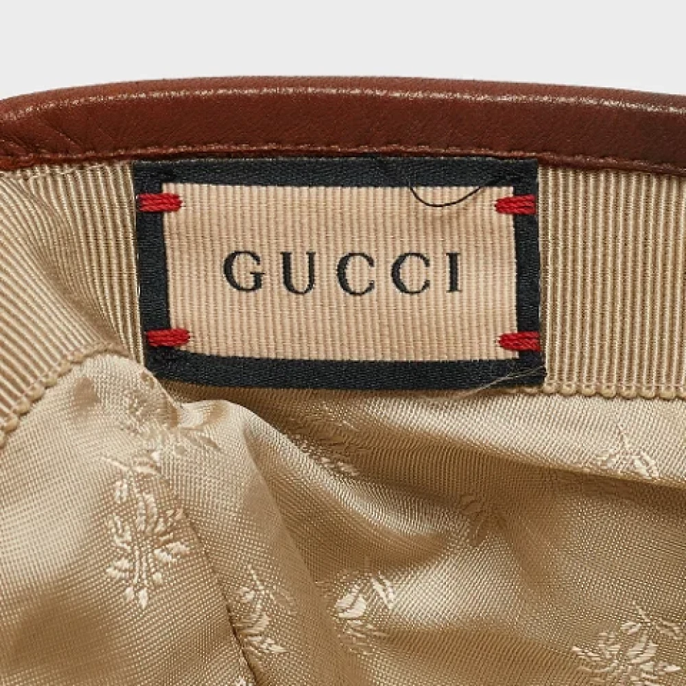 Gucci Vintage Pre-owned Denim hats Blue Dames