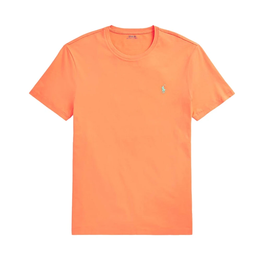Polo Ralph Lauren Stijlvol T-shirt voor mannen Orange Heren