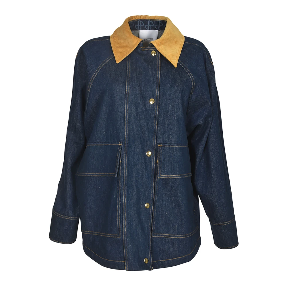 Patou Stijlvolle Jassen Collectie Blue Dames