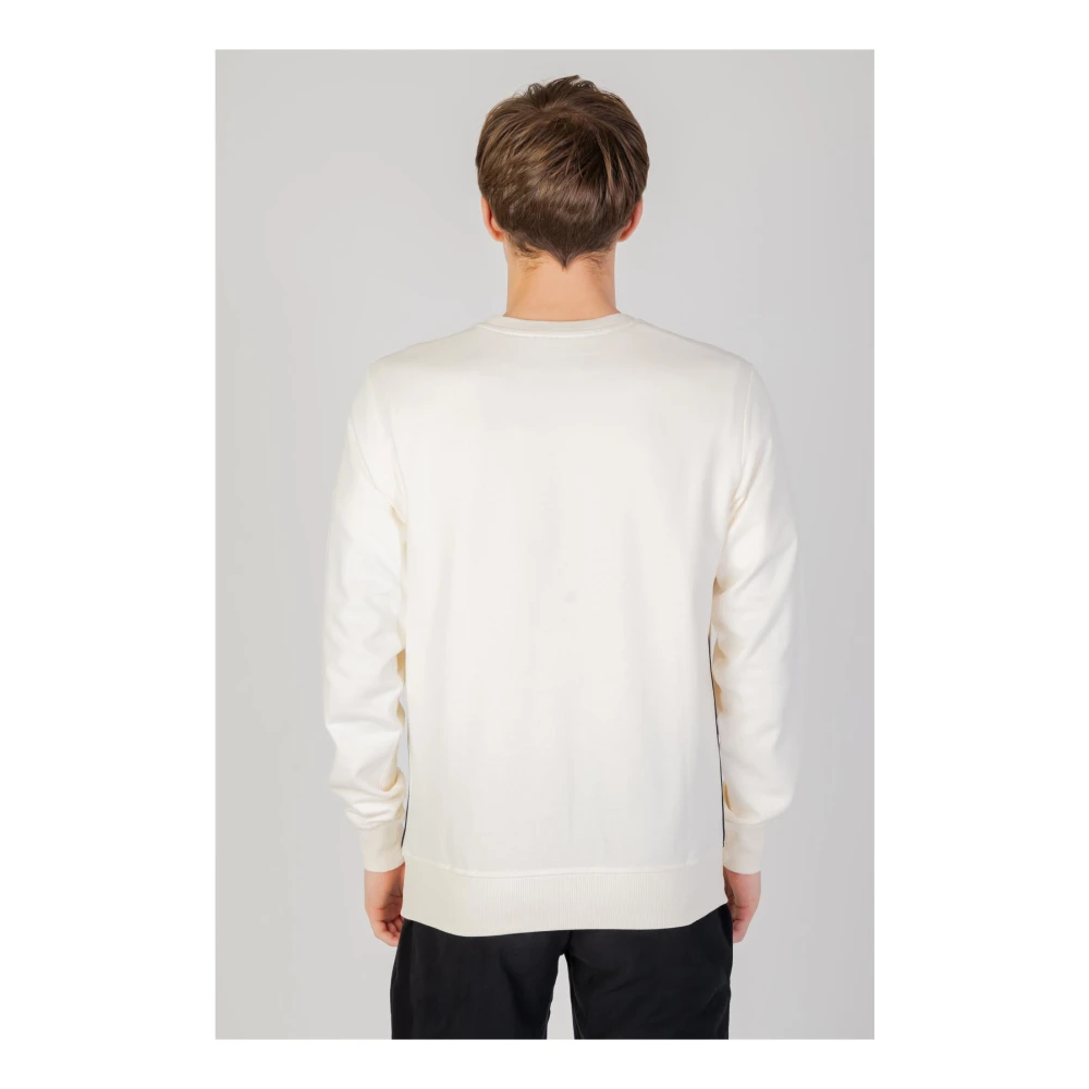 Emporio Armani Wit Bedrukte Sweatshirt met Lange Mouwen White Heren