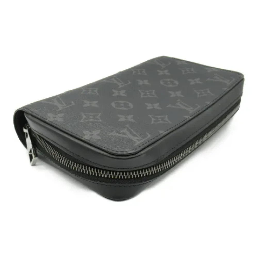 Louis Vuitton Vintage Pre-owned Leather wallets Black Dames