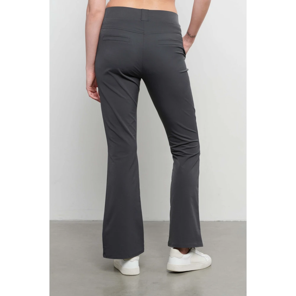&Co Woman Wijde Broek Zomerse Stijl Gray Dames