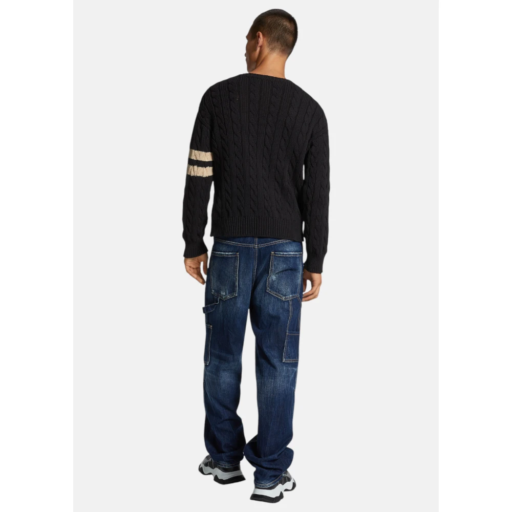 Dsquared2 Losse Timmerman Denim Jeans Blue Heren