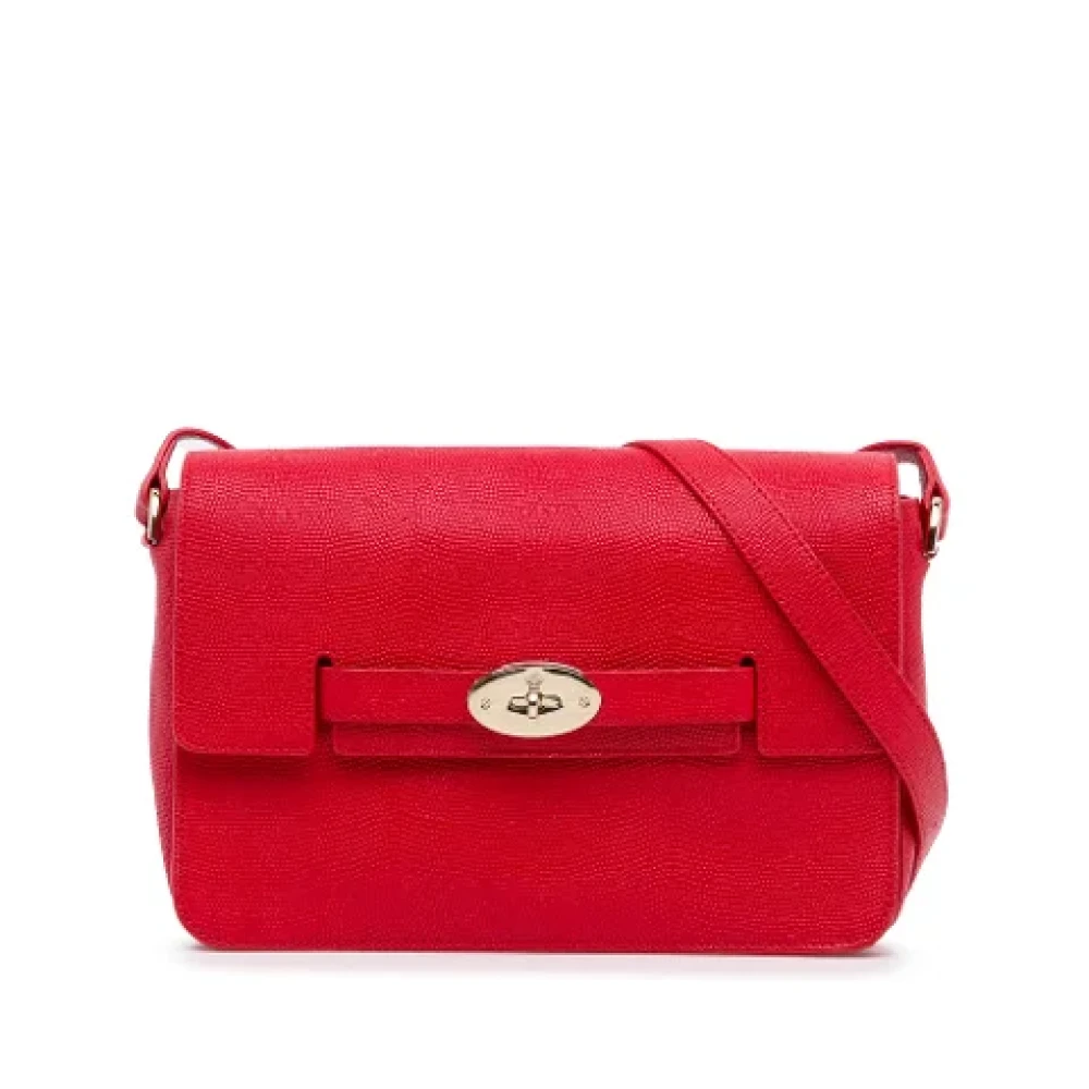 Mulberry Pre-owned Leather crossbody-bags Red Dames