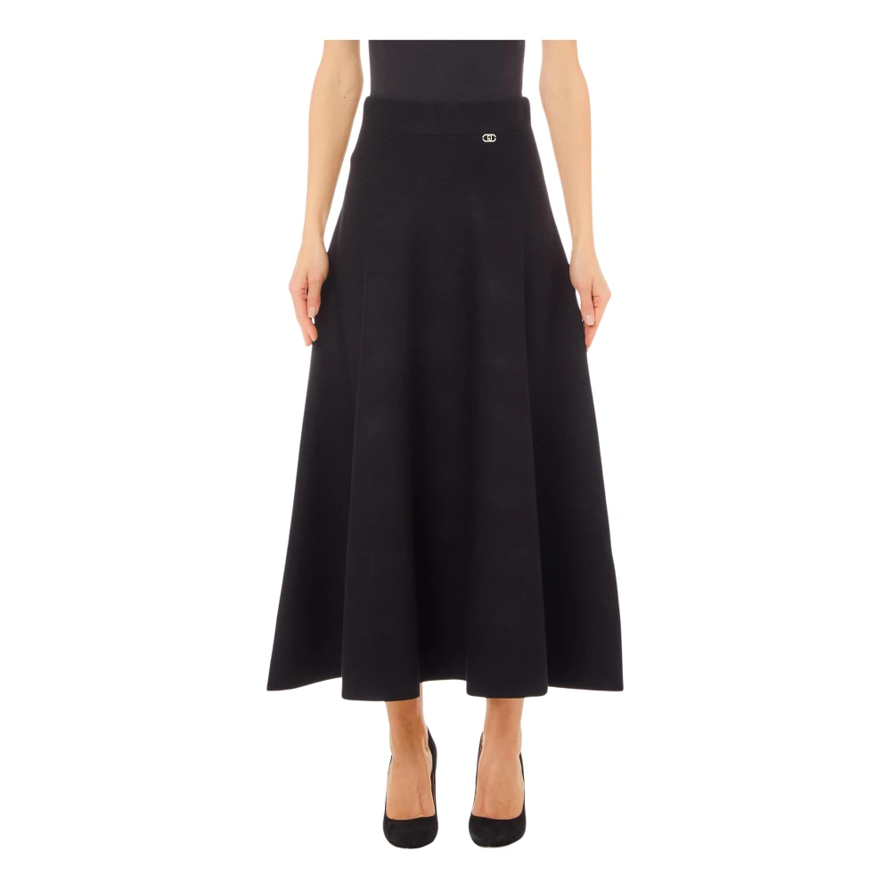 Liu Jo Longuette Rok in ECS Stijl Black Dames