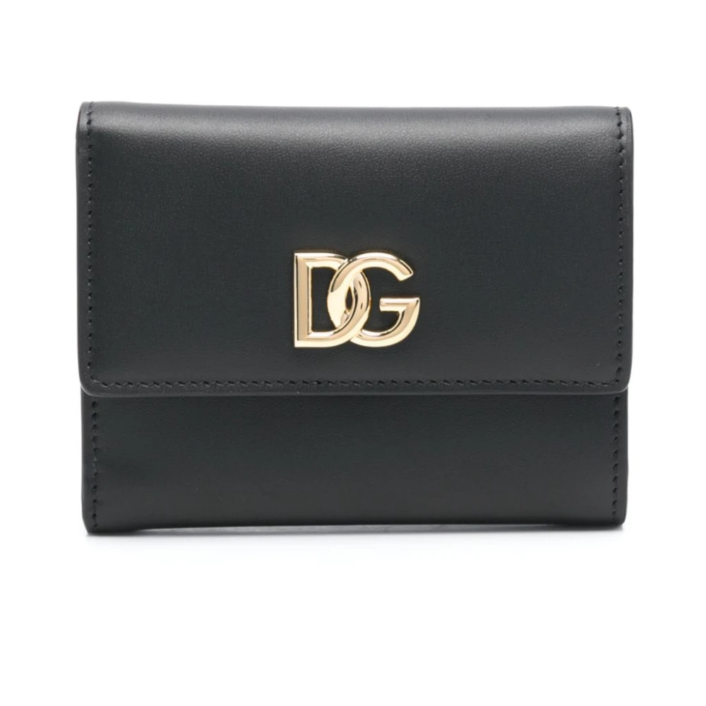 Dolce & Gabbana Zwarte Portemonnee Dames Accessoires Black Dames