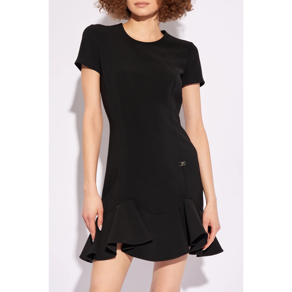 Dsquared2 Jurk met logo Black Dames