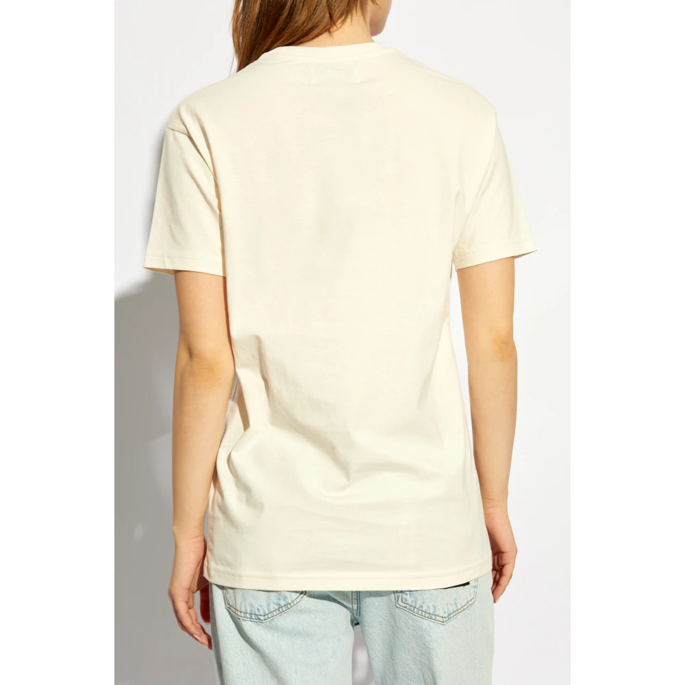 Vivienne Westwood T-shirt met logo Beige Dames